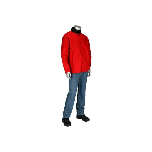 Pip Ironcat 9oz 30in Sateen Cotton Jacket, Red, 2XL 7050R/2XL - main